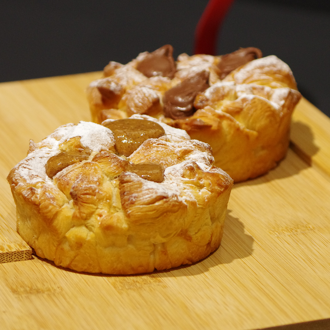 Briochette chocolat et briochette praliné
