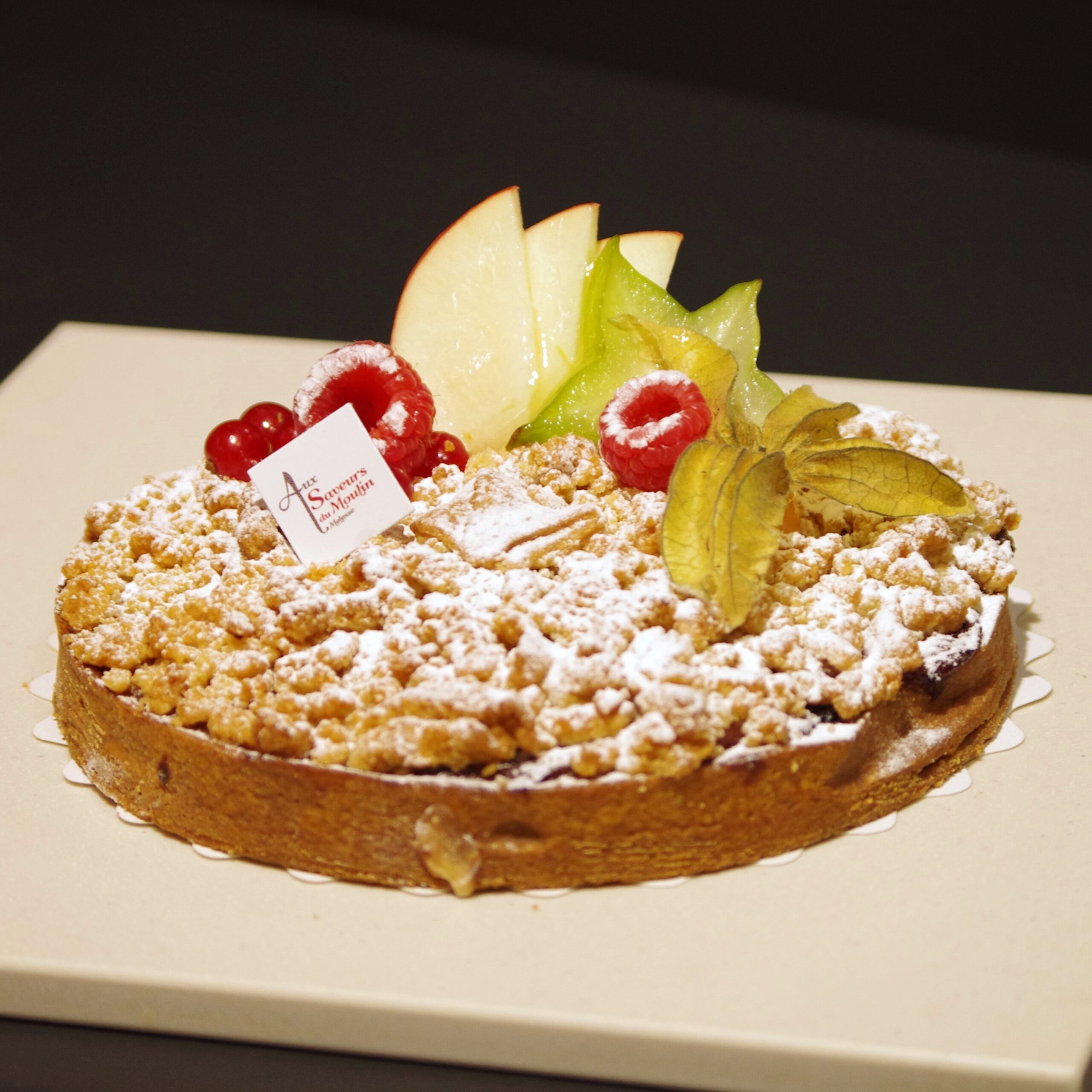 Tarte crumble fruits rouges