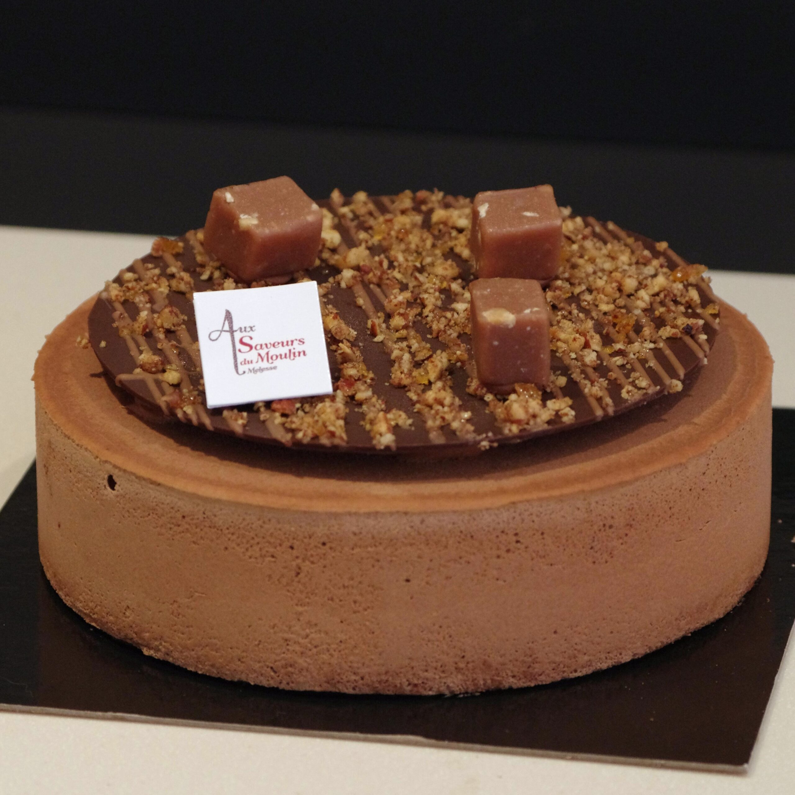 entremet chocolat pécan