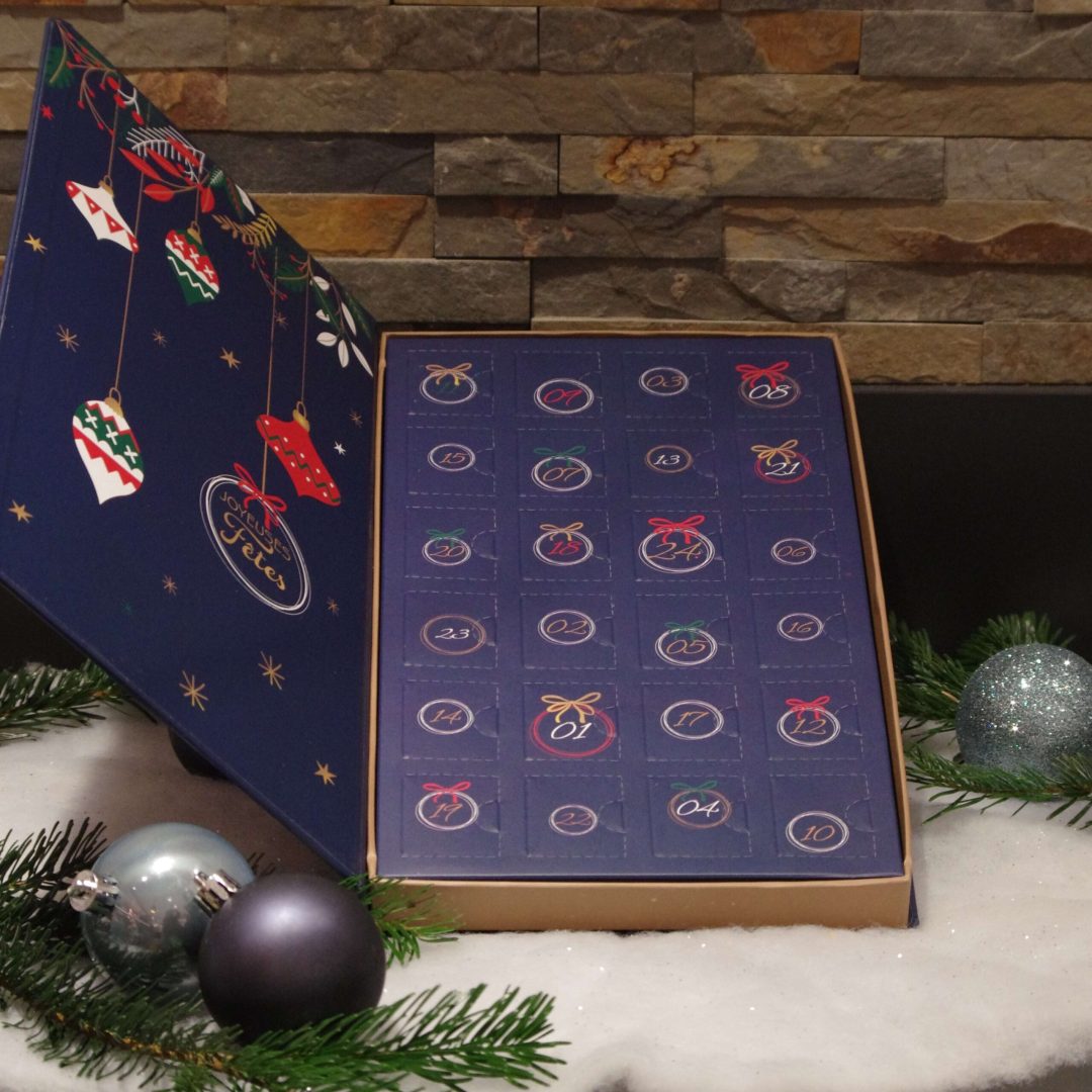 Calendrier de l'avent bonbons de chocolat