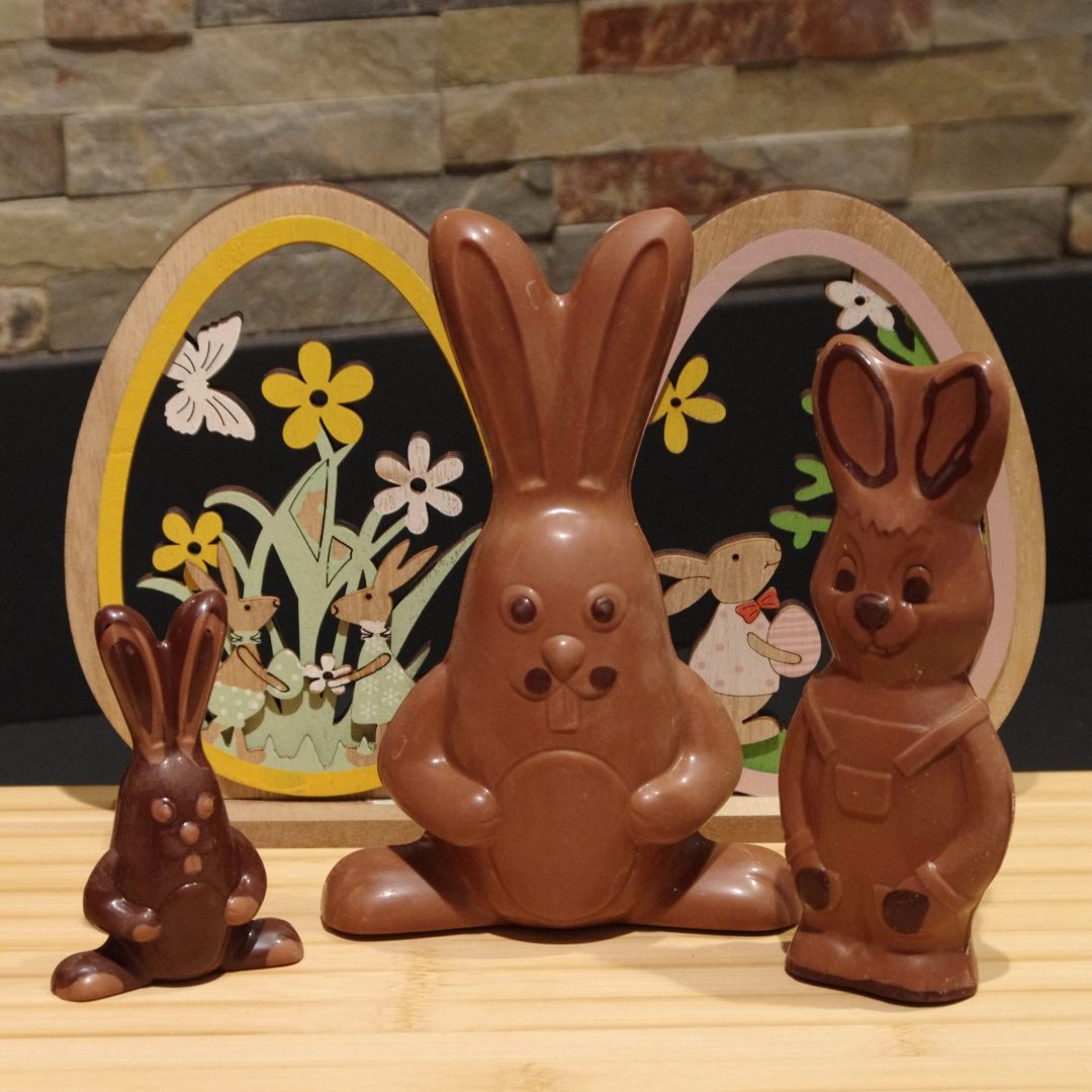 Chocolats Pâques lapins