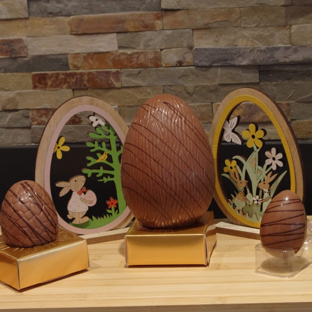 Chocolats Pâques oeufs