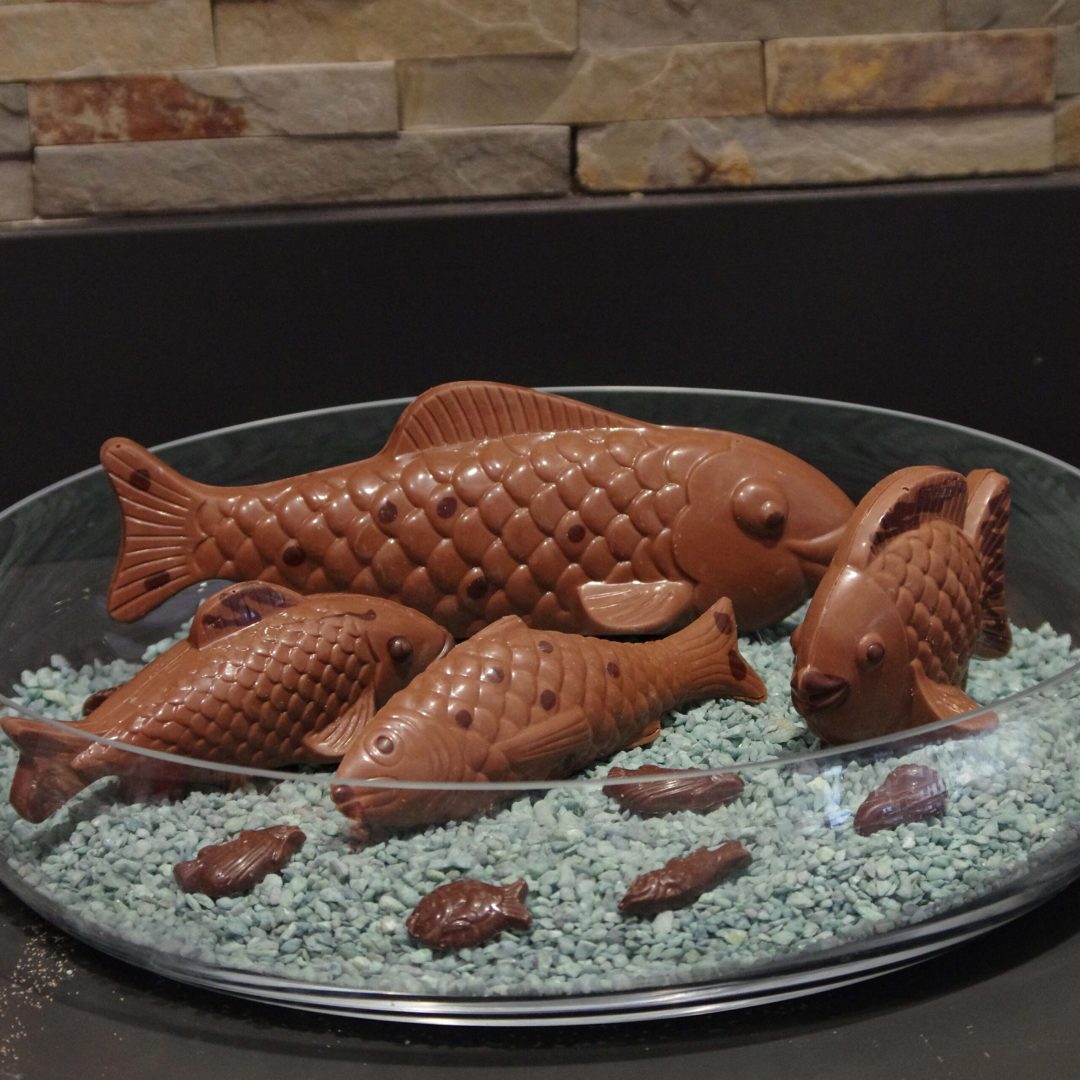 Chocolats Pâques poissons
