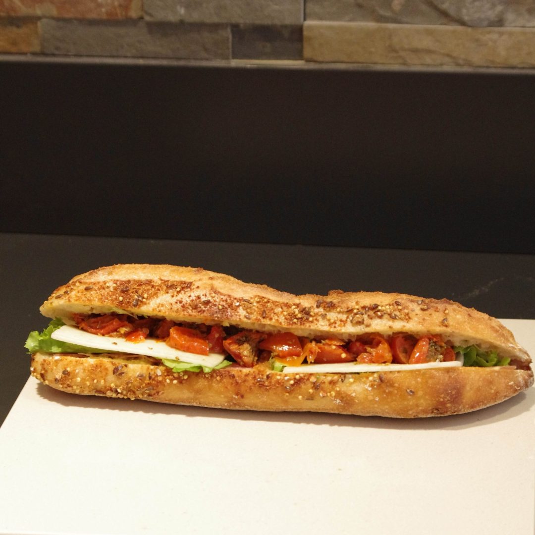 Sandwich jambon de Bayonne fromage de brebis